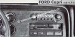 Blaupunkt Frankfurt f�r Ford Capri ab 8/72