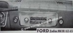 Blaupunkt Frankfurt f�r Ford Zodiac 62-65