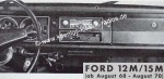 Blaupunkt Frankfurt f�r Ford 12M, 15M von 8.68-8.70