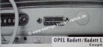 Blaupunkt Frankfurt f�r Opel Kadett Typ 1