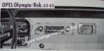 Blaupunkt Frankfurt f�r Opel Olympia Rekord 1963-65