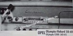 Blaupunkt Frankfurt f�r Opel Olympia Rekord 1958-61