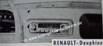 Blaupunkt Frankfurt f�r Renault Dauphine