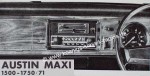 Blaupunkt Frankfurt f�r Austin Maxi 1500-1750