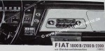 Blaupunkt Frankfurt f�r Fiat 1800 B, 2100 B, 2300