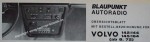 Blaupunkt Frankfurt f�r Volvo 142, 144, 145, 164 ab 8/72