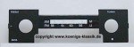 Skalenscheibe Becker Europa Cassette 650