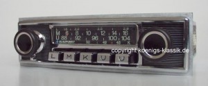 Blaupunkt Frankfurt f�r Mercedes Benz W111 ab 1968
