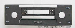 Becker Radioblende Mexico Cassette SW-FM #102