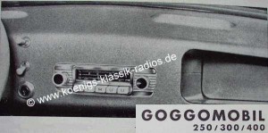 Blaupunkt Frankfurt f�r Goggomobil