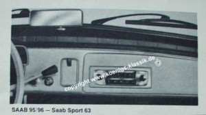 Blaupunkt Frankfurt f�r Saab 95 / 96