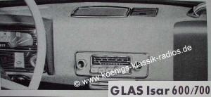 Blaupunkt Frankfurt f�r Glas Isar 600 / 700