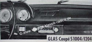 Blaupunkt Frankfurt f�r Glas Coup� S 1004/1204