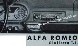 Blaupunkt Frankfurt f�r Alfa Romeo Giulietta