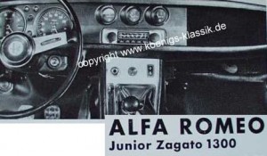 Blaupunkt Frankfurt f�r Alfa Romeo Junior Zagato