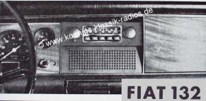 Blaupunkt Frankfurt f�r Fiat 132