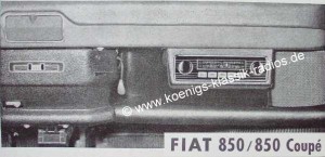 Blaupunkt Frankfurt f�r Fiat 850