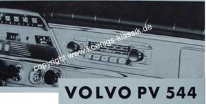 Blaupunkt Frankfurt f�r Volvo 544 Buckel