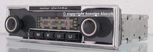 Becker Europa f�r Mercedes im Nadelstreifendesign bis 108 Mhz