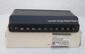 Kurzwellenadapter Becker Reims