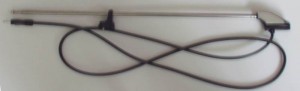 Seitenantenne Universal mit Chromfu�
