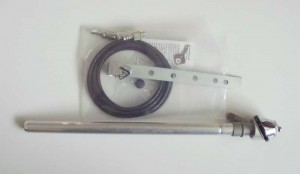 Hirschmann Vollchromantenne f�r Mercedes Benz W123, Front