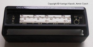 Universal Aufsatz mit Skala Becker Europa Kurier, schwarz