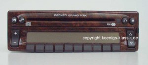 Becker Grand Prix CD Avantgarde im Wurzelholz-Design