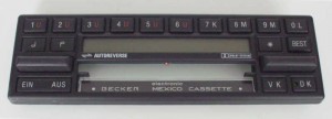 Aufsatz mit Display Becker Mexico Cass. 753