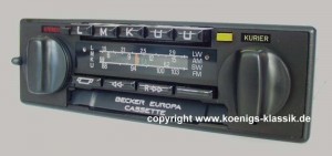 Becker Europa Cassette Vollstereo f�r Merc. Benz 200-300 (123) 1981-85