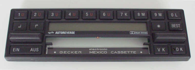 Aufsatz mit Display Becker Mexico Cass. 753