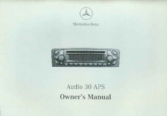 Mercedes audio 30 manual #3
